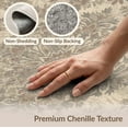thumbnail image 6 of ODIKA 2'x3' Washable Doormat Large Southwestern Beige Featuring Faded Botanical Dining Table for Entryway, Kitchen, Laundry Room, Non-Slip, Low Pile, 6 of 7