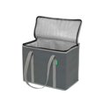 thumbnail image 2 of ShenMo Grand Sac Isotherme pour Courses, Réutilisable, Gris, Robuste, Zippé, Pliable, Sac à Main, Glacière, Courses, Voiture, Matériaux Recyclés..., 2 of 4