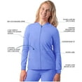 thumbnail image 3 of Adar Addition Scrubs For Women - Zippered Bomber Scrub Jacket, 3 of 8