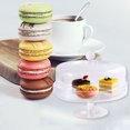 thumbnail image 4 of EeaseCA 1 Set Cake Display Tray Party Dessert Plate Pastry Tray Mousse Cake Plate with Cover, 4 of 8