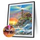 thumbnail image 2 of 5D DIY diamante pintura faro completo cuadrado taladro mosaico Rhinestone imagen Tmvgtek decoración de arte en el hogar, 2 of 9