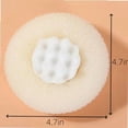 thumbnail image 4 of 2 Counts Bath Sponge Body Brush,Exfoliating Body Scrubber Mesh Balls,Bath Loofah Sponge Brush to Scrub The Body and Enjoy Shower-Random Colors sponge baby natural sponge, 4 of 5