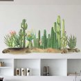 thumbnail image 5 of Pegatinas de pared de cactus del desierto para sala de estar, dormitorio, habitación de niños, comedor, decoración de pared, pegatinas de pared, murales de decoración del hogar, 5 of 5