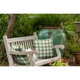 thumbnail image 4 of 18" x 18" Simply Daisy Gingham Plaid Polyester Indoor/Outdoor Pillow, Scallion Qty 1, 4 of 6