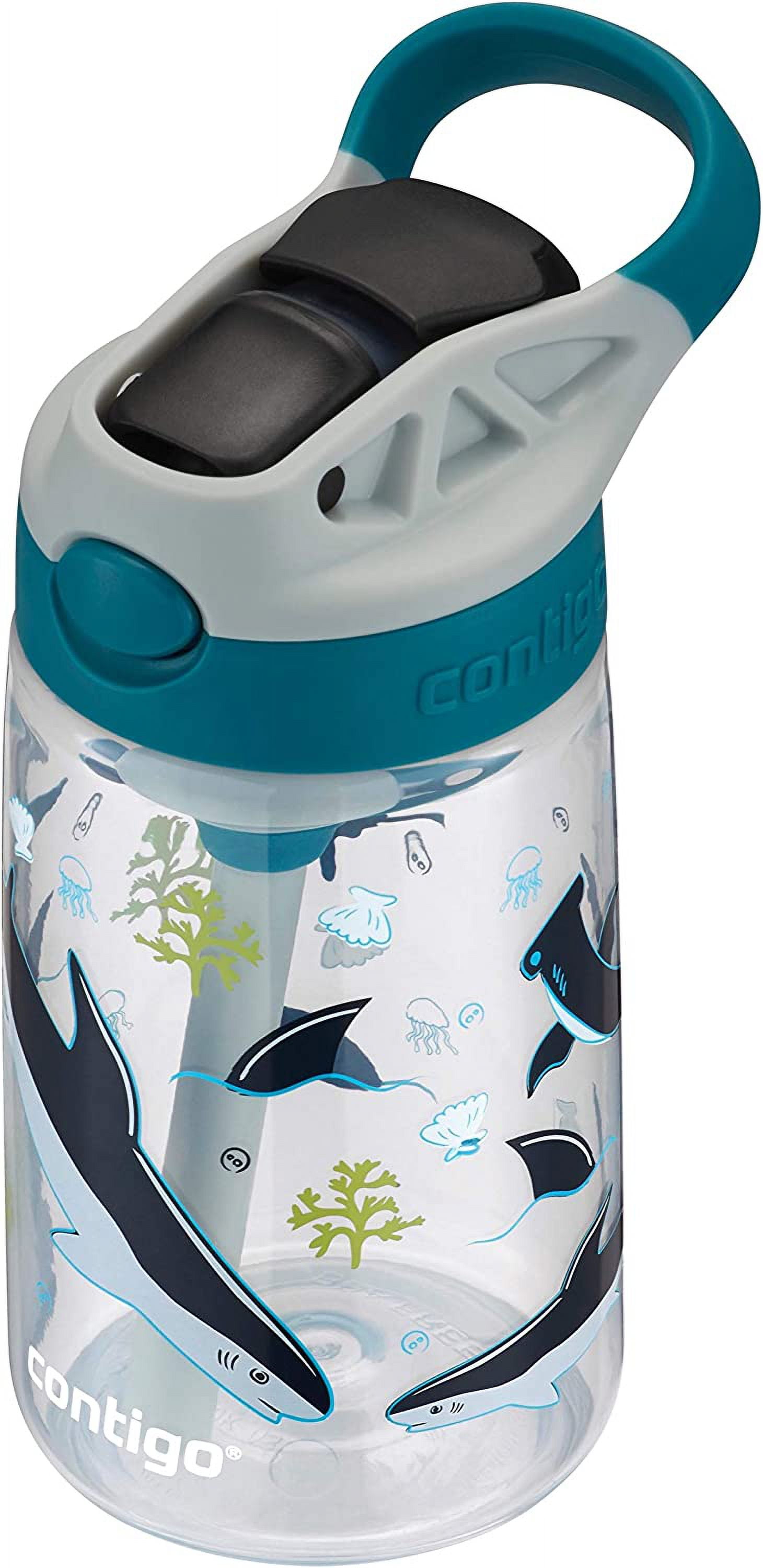 Contigo Aubrey Kids Cleanable Water Bottle with Silicone Straw and  Spill-Proof Lid, Dishwasher Safe, 14oz