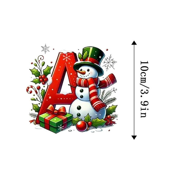 Decoraciones de Árbol de Navidad 26 Alfabeto Decoración de Árbol de Navidad Colgantes Decoración de Árbol de Navidad Decoración de Árbol de Navidad Decoración de Árbol de Navidad Decoración de Árbol D