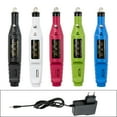 thumbnail image 1 of 1 Set Pen Type Electric Grinder Nail Polishing Machine Manicure Machine Nail Art Pen Nail Art Decoration Tools(Rose Red）, 1 of 7