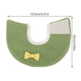thumbnail image 2 of FESTFENDS Parrot Accessories Bird Collar Green Polar Fleece for Post-surgery Recovery 1Pcs, 2 of 8