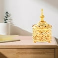 thumbnail image 1 of Islamic Charcoal Incense Burner Design Gold Censer buddhist censer decor charcoal Candle Holder Style 1, 1 of 9
