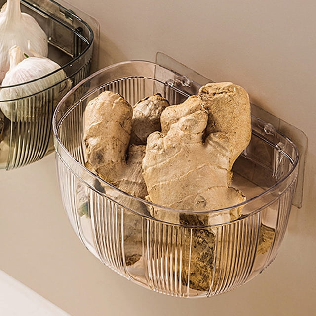 FENGGUIQU Cesta Colgante Transparente Para Cocina Y Material Plástico Resistente Y Segura