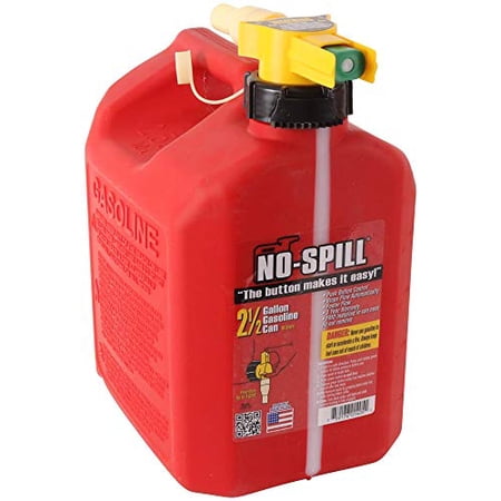 No-Spill 1405 2-1/2-Gallon Poly Gas Can, Pack 2