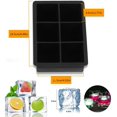 thumbnail image 3 of Silicone Ice Cube Tray, Large Ice Cube with Lid, Set of 2 Easy Release Ice Cubes, Ice Cubes Tray, Ice Cube Molds for Water, Whiskey, Gin, DIY, BPA Free Cubes, 3 of 7