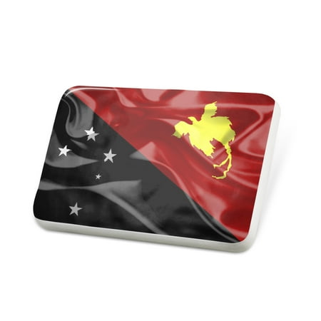 Porcelein Pin Papua New Guinea 3D Flag Lapel Badge – NEONBLOND
