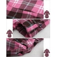 thumbnail image 5 of Matchstick Women Long Sleeve Flannel Plaid Checked Shirt (XS-XXL), 5 of 5