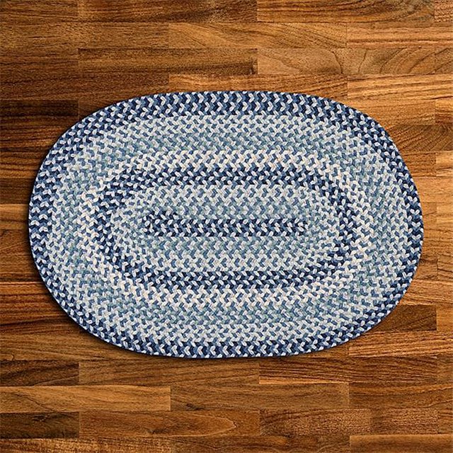 Colonial Mills BC53R024X108 2 x 9 ft. Boston Common Oval Rug, Capeside Blue