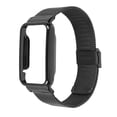 thumbnail image 2 of Replacement Smart Watch Strap Stainless Steel Mesh Strap With Black Bumper Case Replacement Accessory Fit For 7 Pro, 2 of 8
