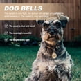 thumbnail image 2 of 2Pcs Copper Pet Bells Decorative Dog Bells Portable Copper Bells, 2 of 8
