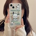 thumbnail image 2 of Funda De Pochacco Linda Compatible Con iPhone 11 13 12 X XS Pro Max xr 12 13 Mini Sanrio INS Carcasa Rígida A Prueba De Golpes Transparente, 2 of 4