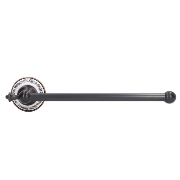 Suodoka Retro Copper Brushed Bronze Towel Bar – Durable Brass, Rust‑Proof, Space‑Saving Wall Mount for Bathroom, Kitchen, TV Wall