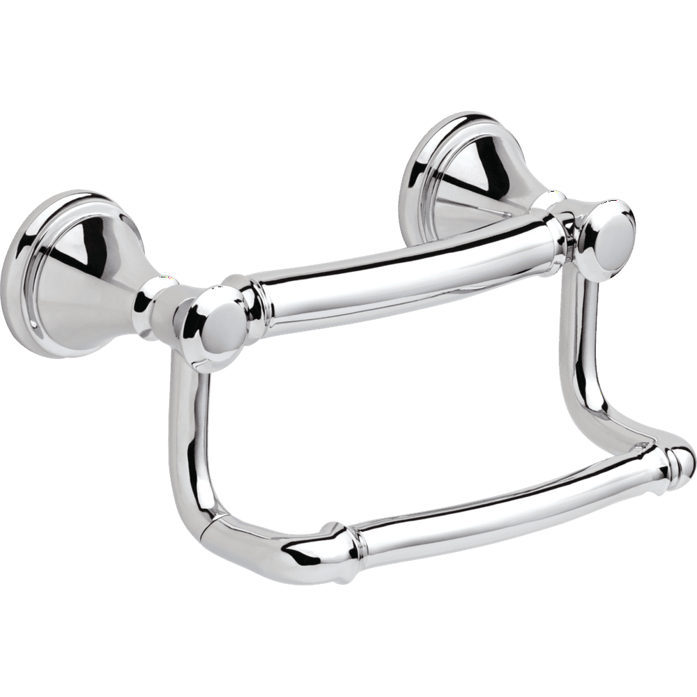 Decor Assist Traditional Double Post Toilet Paper Holder with Assist