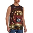 thumbnail image 2 of Fotbe Casino King And Playing Cards Men's Camiseta sin Mangas Estampada para Hombres, Playera Casual para Gimnasio, Entrenamiento, Playa-Large, 2 of 7