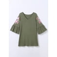 thumbnail image 4 of Woman Within Plus Size Three-Quarter Bell Sleeve Tunic, 4 of 5