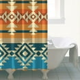 thumbnail image 4 of Boho Style Vintage Shower Curtain 72x72 Inches Quick Dry Polyester Tribal Pattern Bathroom Decor, 4 of 5