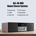 thumbnail image 2 of Sistema de estantería estéreo LONPOO LP-816 40 W Bluetooth FM USB, 2 of 8