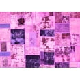 thumbnail image 1 of Ahgly Company Indoor Rectangle Patchwork Pink Transitional Area Rugs, 2' x 3', 1 of 4