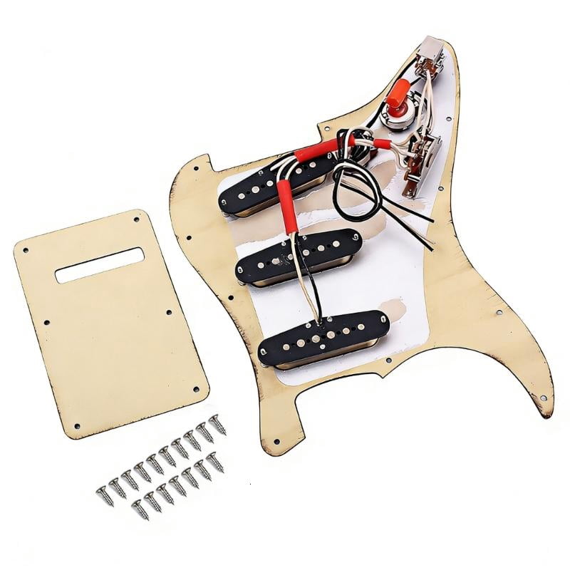 CEORPER Single Coil Pickup Loaded Prewired Pickguard Guitar Scratch Plate Replacement