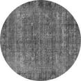thumbnail image 1 of Ahgly Company Indoor Round Oriental Gray Industrial Area Rugs, 6' Round, 1 of 4