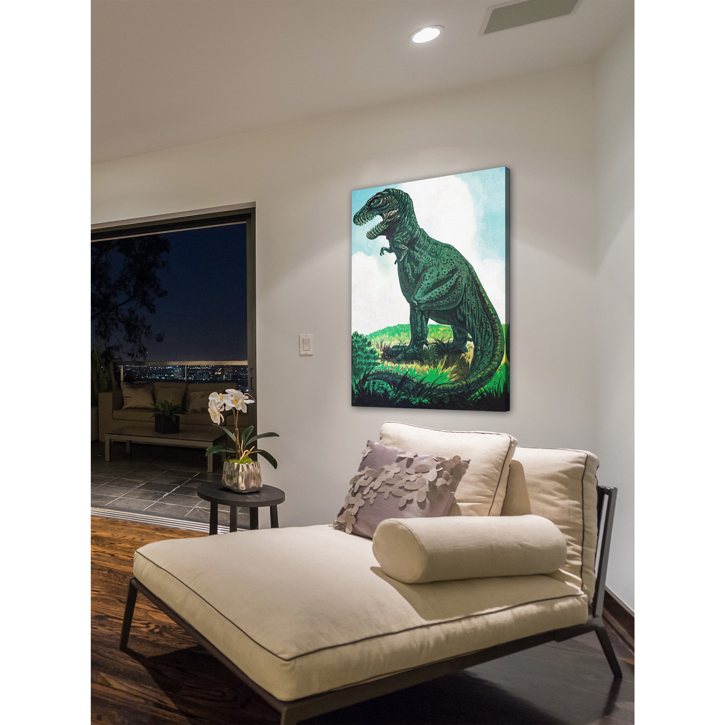 Marmont Hill "Tyrannosaurus" by Curtis Painting Print on Canvas