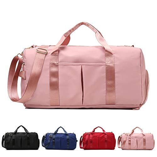 Travel Duffel Bag Sports Gym Bag with Wet Pocket & Shoes Compartment 