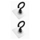 thumbnail image 4 of Gancho giratorio de montaje en pared Cateissary para puerta cocina baño color Negro Gris Blanco, 4 of 6