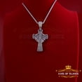 thumbnail image 5 of King of Blings Cross White Diamond Necklace Pendants 0.33 ct. t.w. 925 Sterling, Silver (Gift Box), 5 of 14