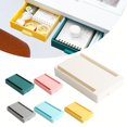 thumbnail image 3 of Lefu Creative Table Storage Under Desk Invisible Plastic Drawer Pencil Storage Box, 3 of 9