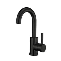 Heavy Solid Bar Faucet in MATTE BLACK