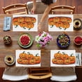 thumbnail image 4 of Heat-Resistant Fall-featured Placemat - Fade-Resistant Cartoon Pumpkins Scary Halloween Place Mats Non-Slip Durable Washable Placemats Deco for Table - 17.7" X 13", 4 of 5