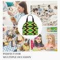 thumbnail image 7 of Women Men Jamaica Reusable Insulated Lunch Cooler Leakproof Meal PrepTote Bag with Removable Adjustable Shoulder Strap, 7 of 7