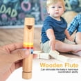 thumbnail image 2 of Wooden Flute, Learning Music Instrument Toy Wood Piccolo, For Girls For Boys, 2 of 8