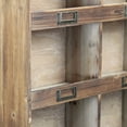 thumbnail image 4 of Dael Wooden 9 Cubby Wall Shelf - Brown, 4 of 5