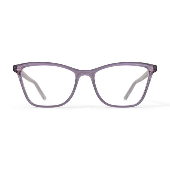 Hard Candy Women's HCV16 Square Prescription Eyeglasses with Case, Crystal Pink