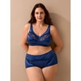 thumbnail image 4 of Sharicca Women's Plus Size Minimizer Bras Full Coverage Wireless Bra Unlined Lace Bralette, 4 of 6