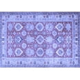 thumbnail image 1 of Ahgly Company Indoor Rectangle Oriental Blue Traditional Area Rugs, 5' x 7', 1 of 4