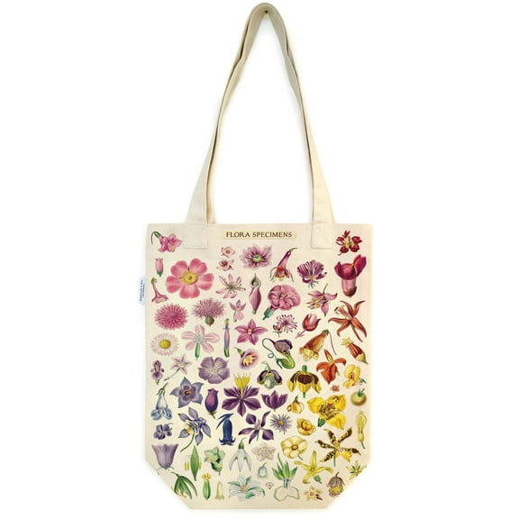 Cavallini Tote Bag-Floral Specimens