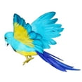 thumbnail image 1 of Pájaros Artificiales BLESIY Alambre de Plumas Modelo de Navidad Árbol Decoración Artesanal Loro Azul Claro, 1 of 6
