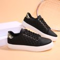thumbnail image 6 of Willtoo Fashion Sneakers for Women Classic Low Top Lace Up Flat Walking Shoes Round Toe Non Slip Casual Shoes, 6 of 6