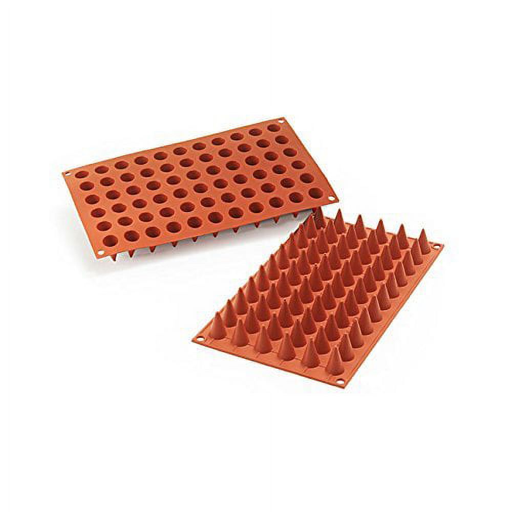 Silikomart Professional SF131 Silicone Baking Mold Cone 0.10 Oz Volume, 0.71" Diameter x 1.18" High, 66 Cavities 1 Each - image 2 of 2