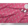 thumbnail image 2 of Soimoi Moss Georgette Fabric Footprint,Cheese & Rat Kids Print Sewing Fabric Yard 42 Inch Wide, 2 of 3