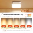 thumbnail image 2 of Extractor de baño Consciot 50 CFM con luz 1.0 Sone 16W, 2 of 7